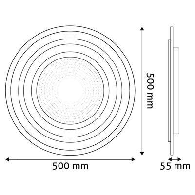 LED svítidlo NOAH 82W/5900lm/3000-6400K s ovladačem AVIDE vč. PHE - 2