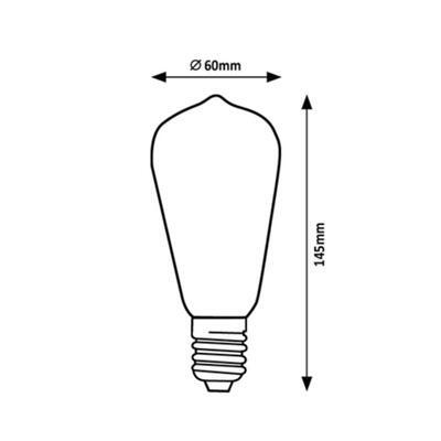 RABALUX LED žárovka Filament ST64 E27/4W/4000K - 2