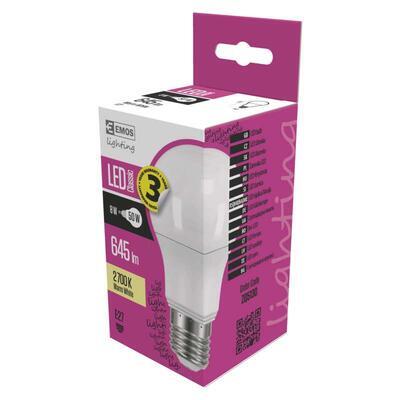 LED žárovky E27/8W/2700K vč. PHE - 2